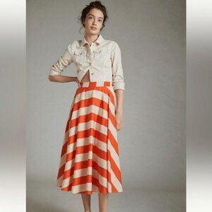 Anthro Stripe Ilsa Skirt